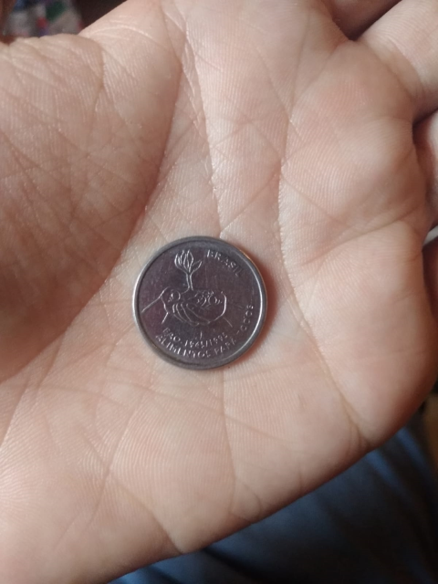 brasil- 1 moeda de 10 centavos de 1995 - FAO - rara - fc